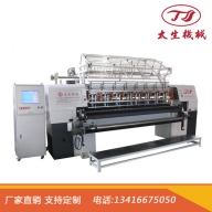 大生機(jī)械 國(guó)外項(xiàng)目電腦絎縫整線生產(chǎn)現(xiàn)場(chǎng)